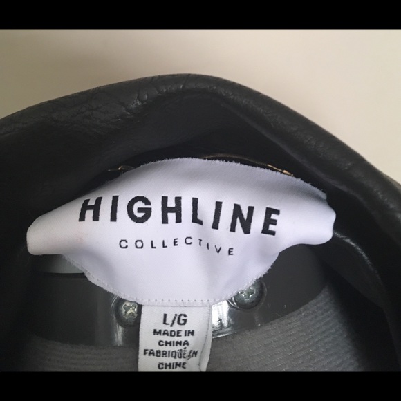 Highline Collective Moto Faux Leather Jacket - Picture 7 of 7